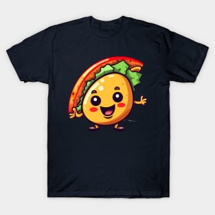 kawaii Taco T-Shirt cute potatofood funny T-Shirt